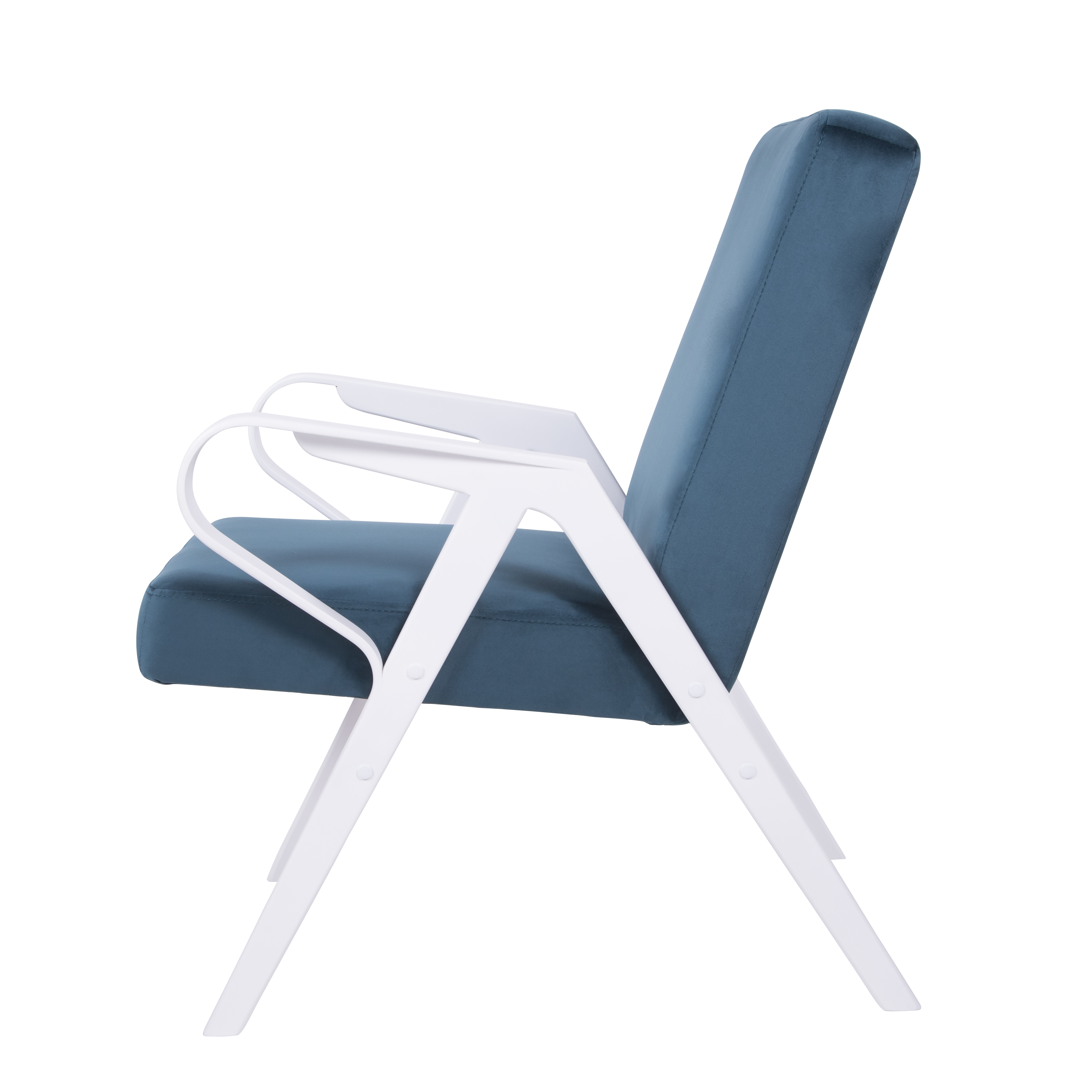 кресло Форест  Малахит каркас  Белый