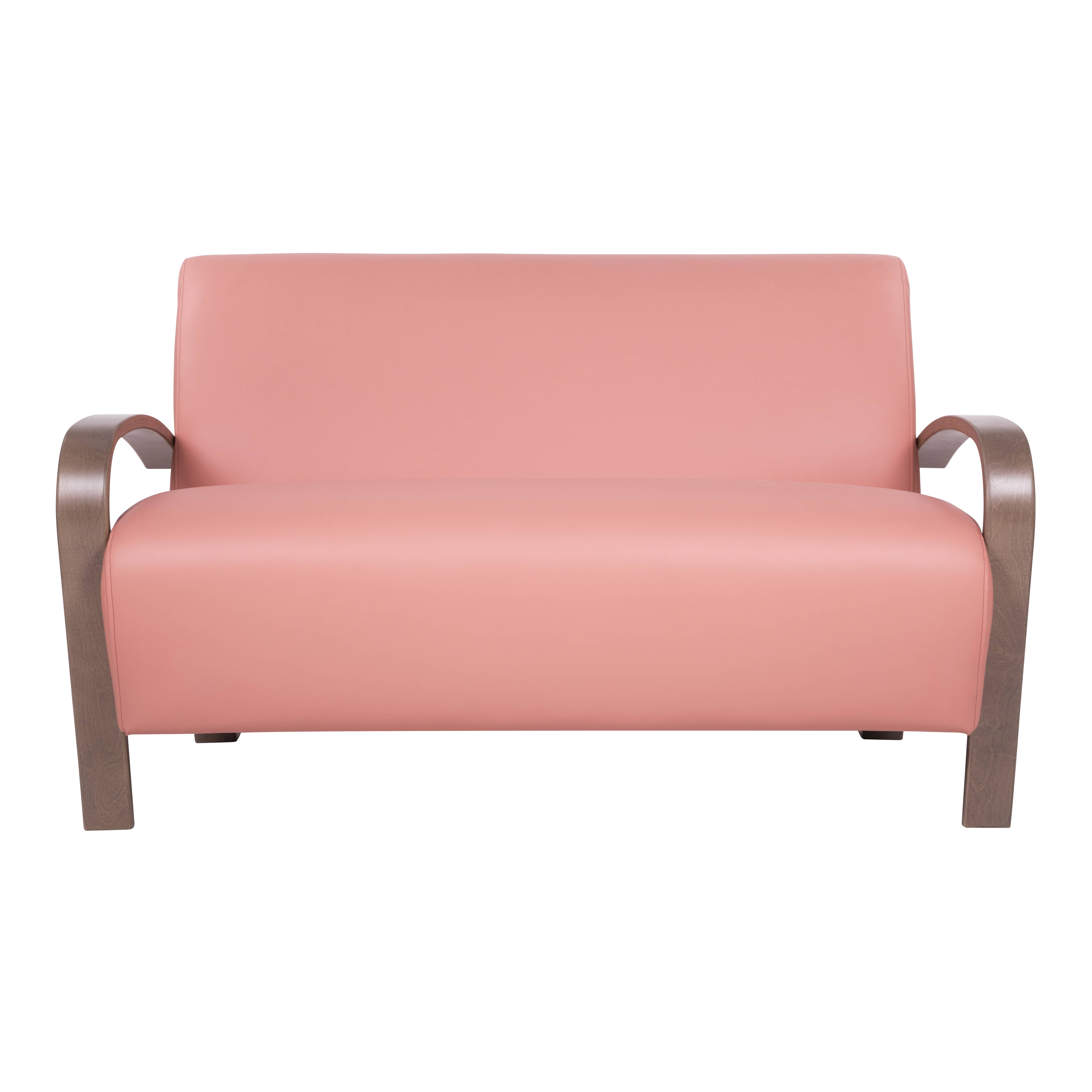 диван Балатон  Экокожа розовый каркас  Шимо