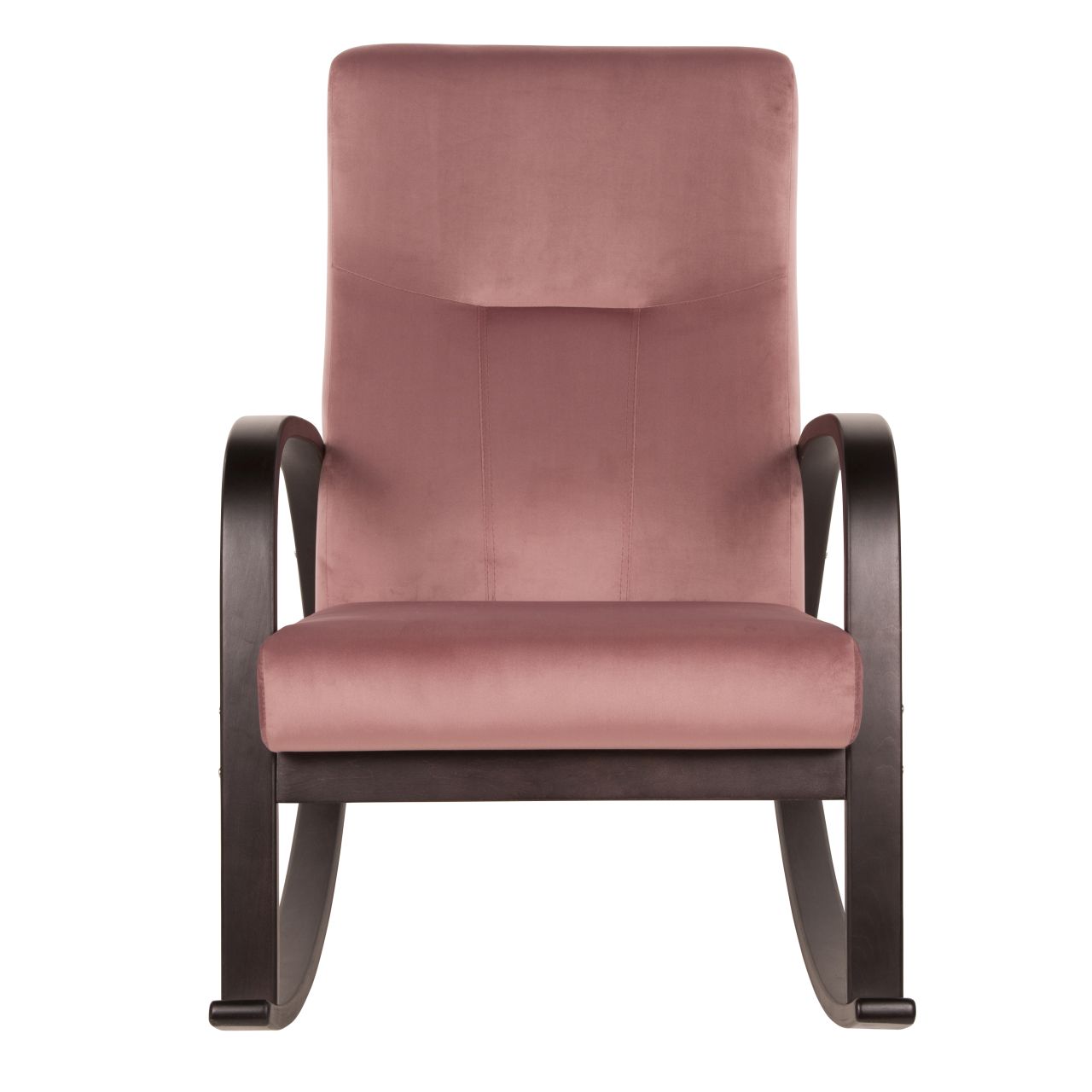 кресло-качалка Ирса Пудровый каркас Венге структура