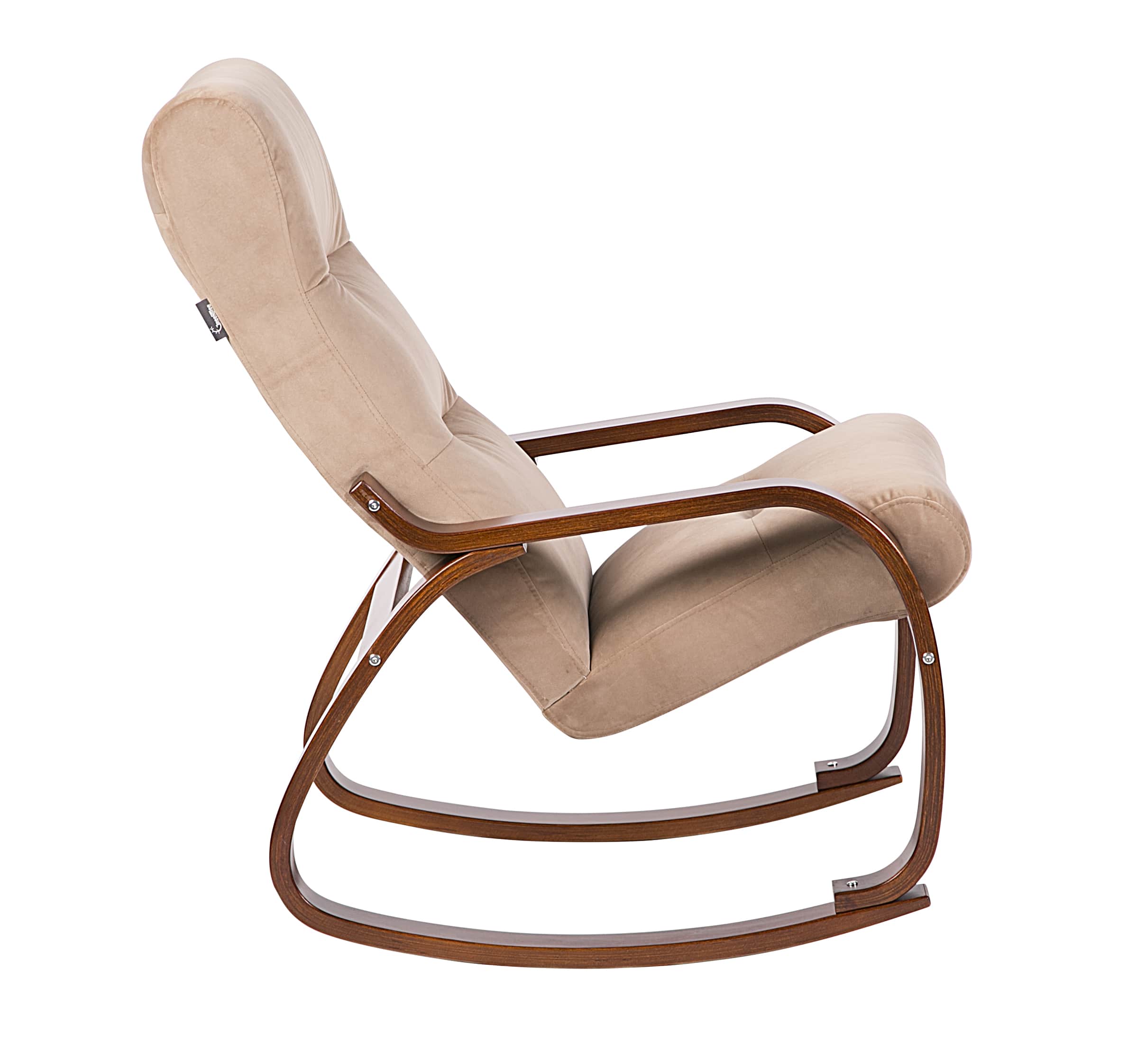 Кресло  -качалка   Гарвента   Перламутр каркас  Вишня