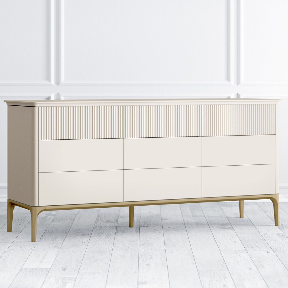 Комод большой с ящиками белый PrG07NTC