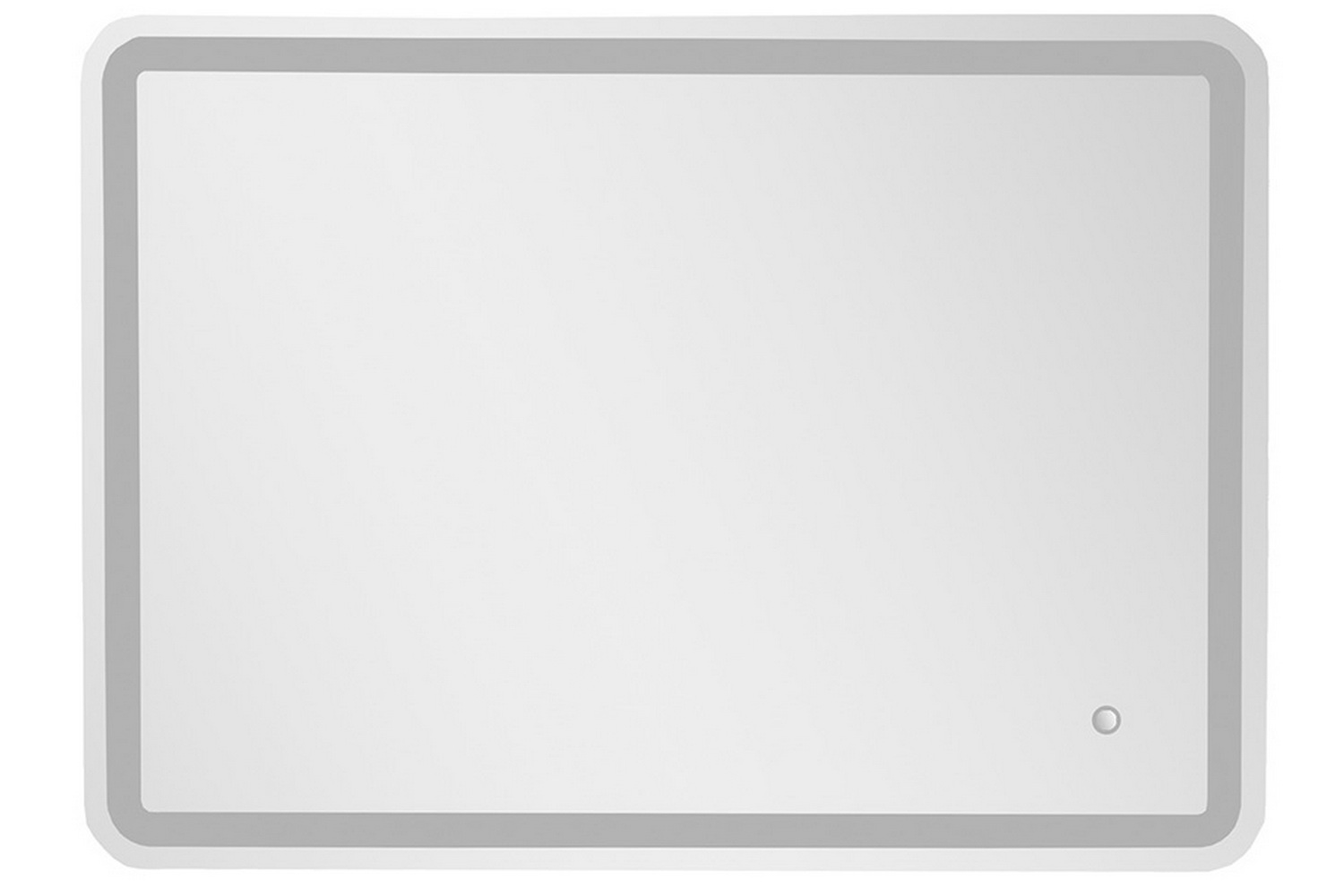 Зеркало белое в ванную Марика 105