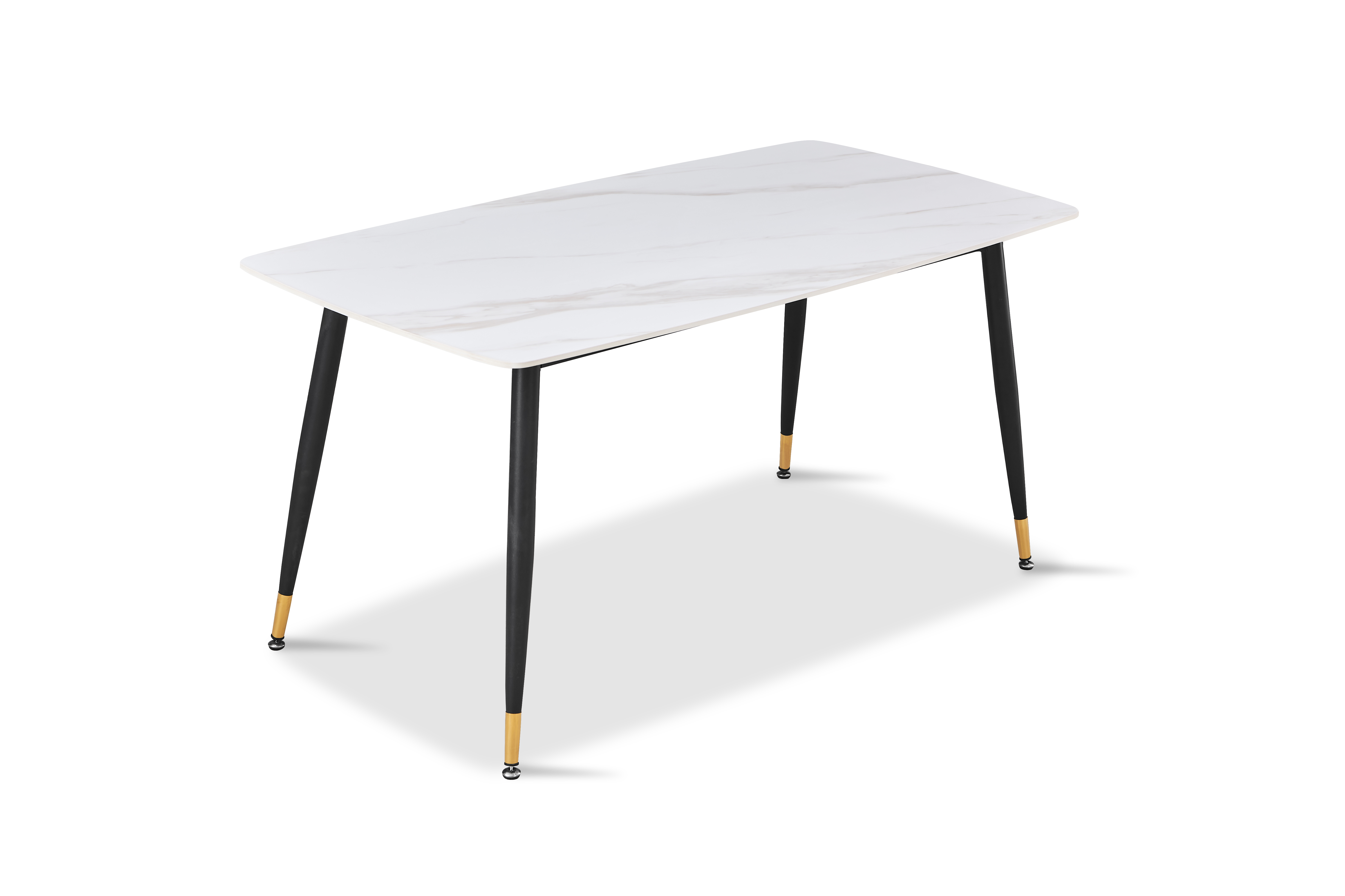 Стол обеденный Рио DT-2849, 160х80х75 см, белый мрамор