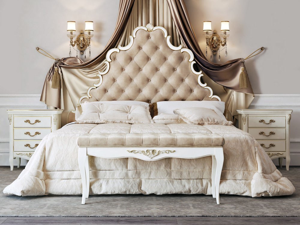 Кровать с мягким изголовьем 180*200 