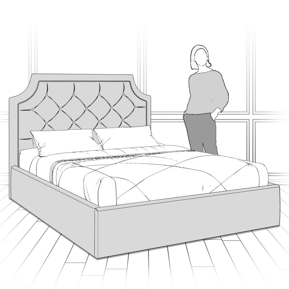 Кровать с подъемным механизмом K09Y-1800-N-B08