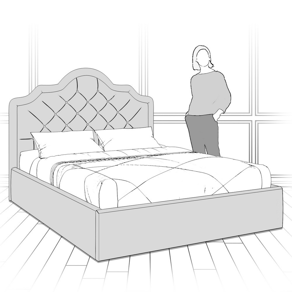 Кровать с подъемным механизмом K05Y-1200-B15