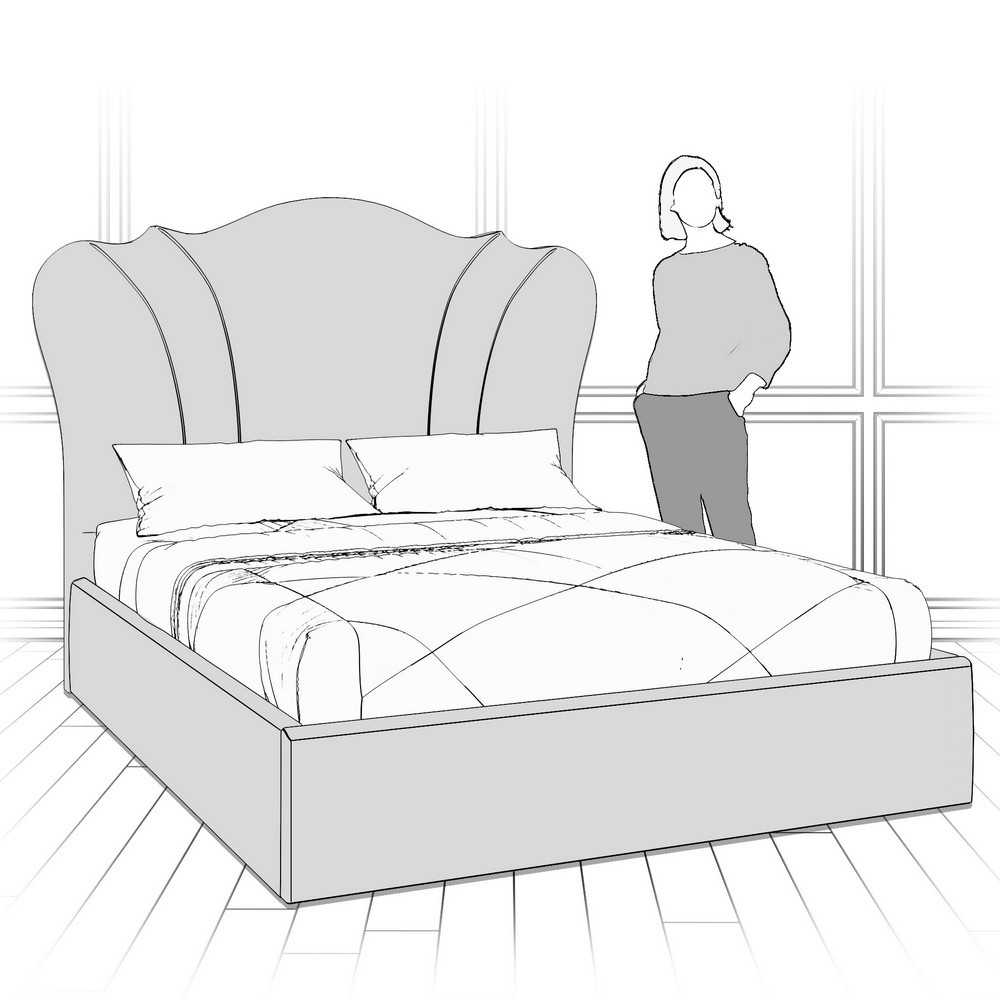 Кровать с подъемным механизмом K60-1400-B15