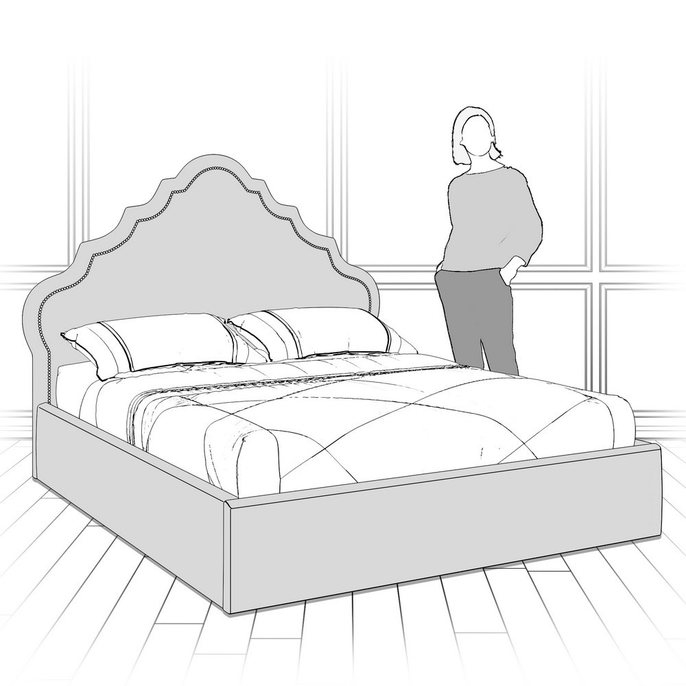 Кровать с подъемным механизмом K08-1400-N-0402