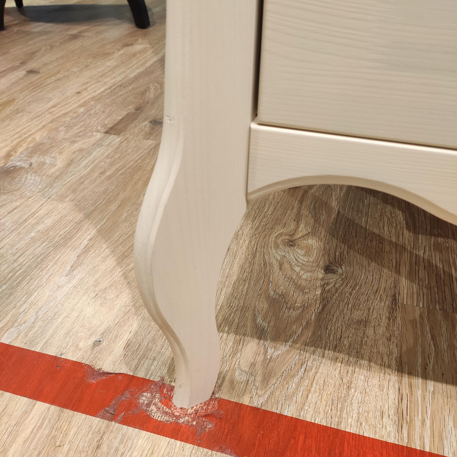 Комод с 3 ящиками белый сосна ЛеБо