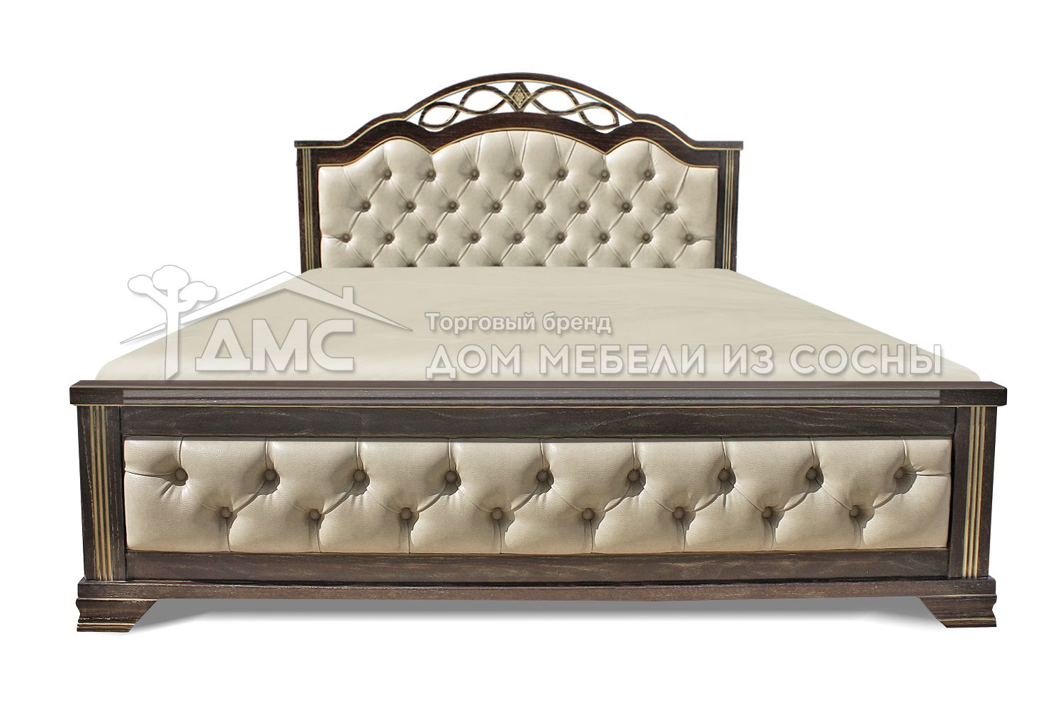 Кровать Камила с мягкой спинкой 1400х2000