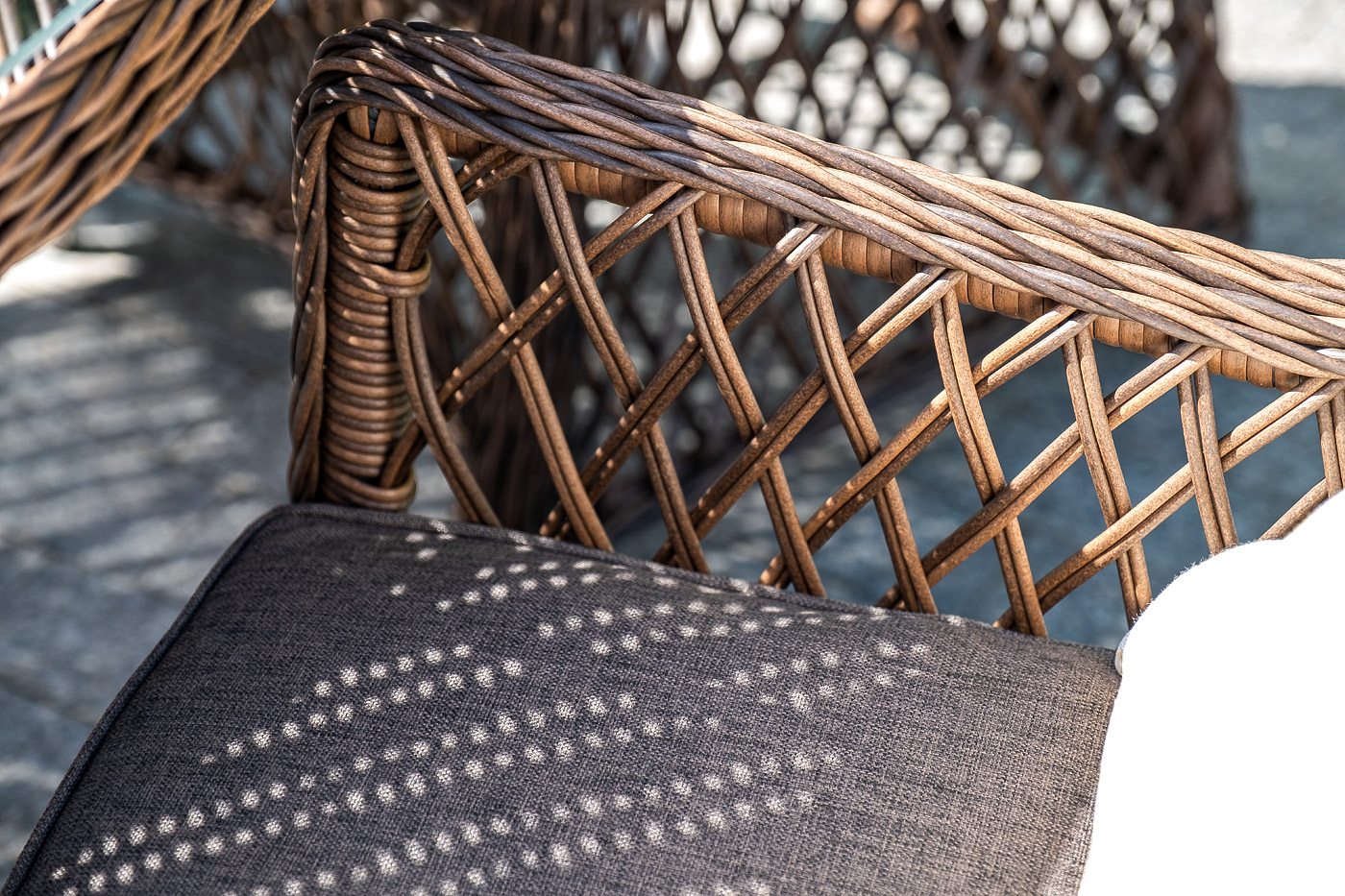 "Эспреззо–150 L" обеденная группа плетеная, цвет коричневый