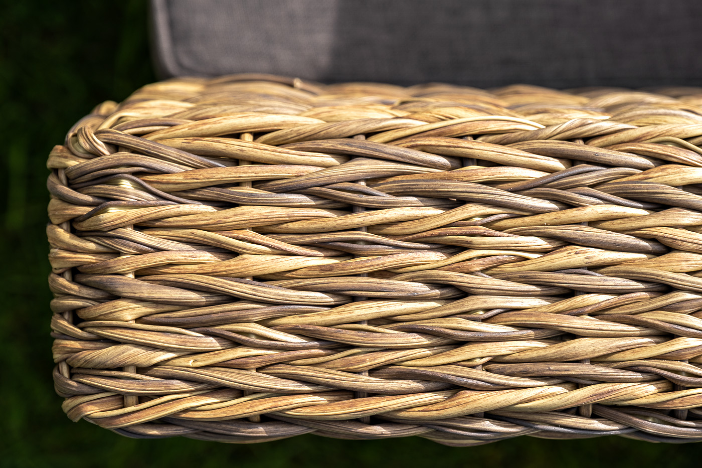 "Капучино" кресло из искусственного ротанга (гиацинт), цвет соломенный