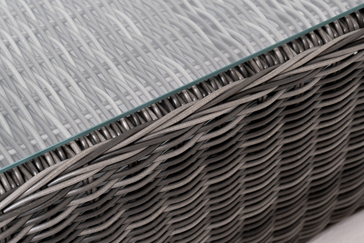 "Капуто" лаунж-зона из искусственного ротанга, цвет графит