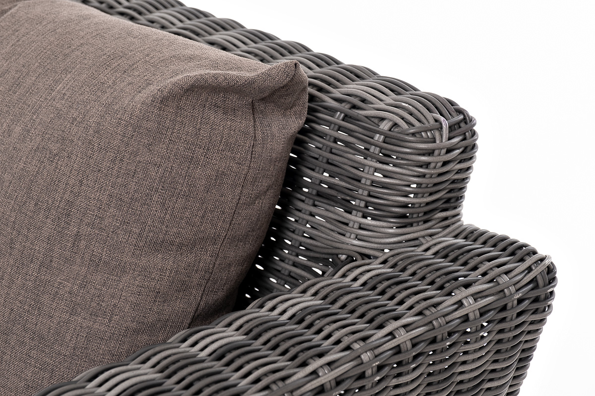 "Капуто" лаунж-зона из искусственного ротанга, цвет графит