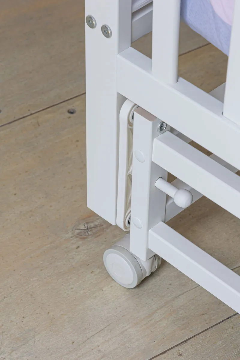 Кровать-маятник белый Albero НИК 2б