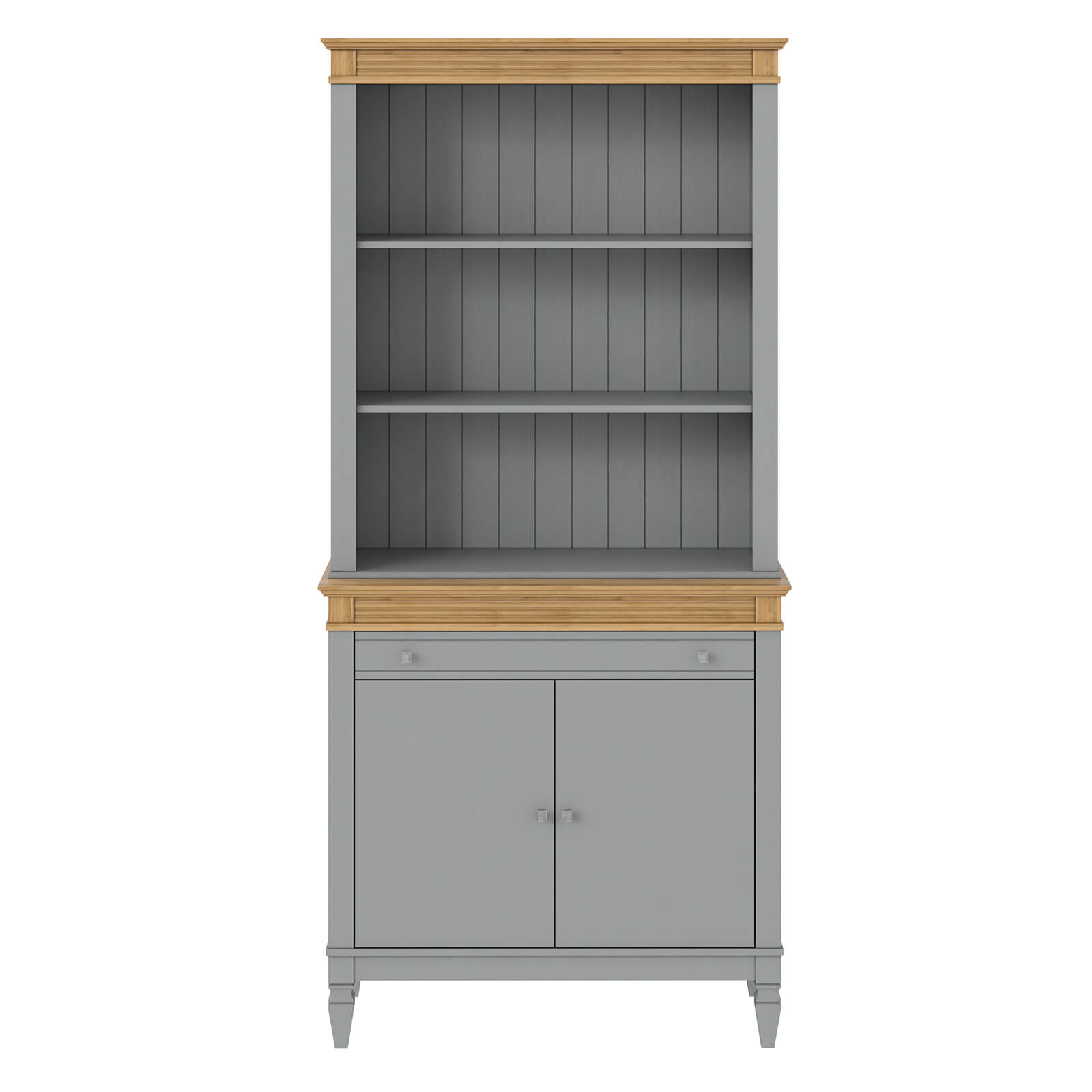 Буфет "Ольса" 200/221 (серый 7042/антик 24)