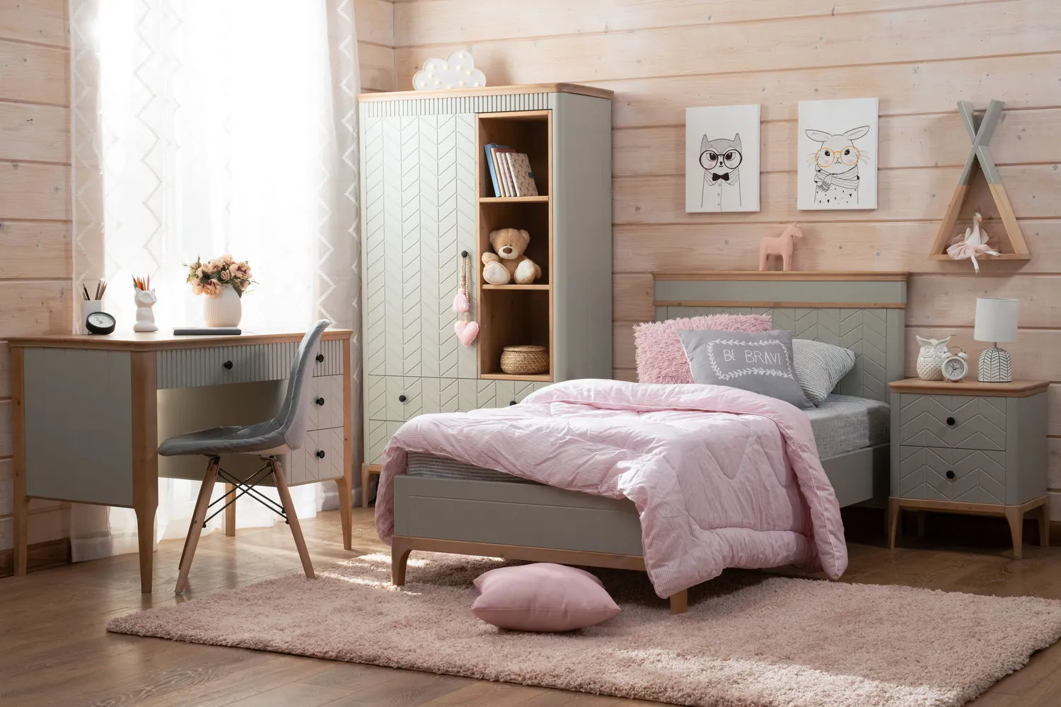   Кровать массив сосны Грета №8 1600х2000  