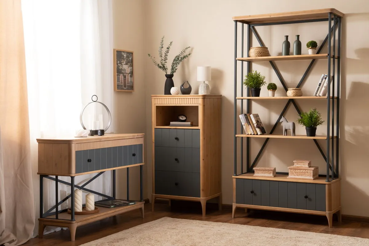 Стеллаж 1 ящик Грета №10-140